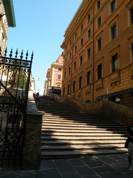  Escalier, Via Veneto